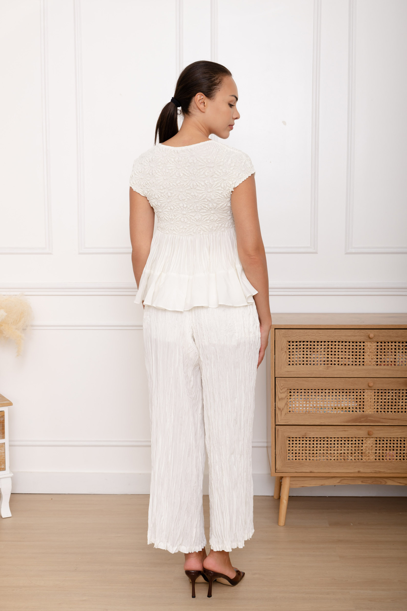 Éléonore, le top peplum à double volant – Image 6
