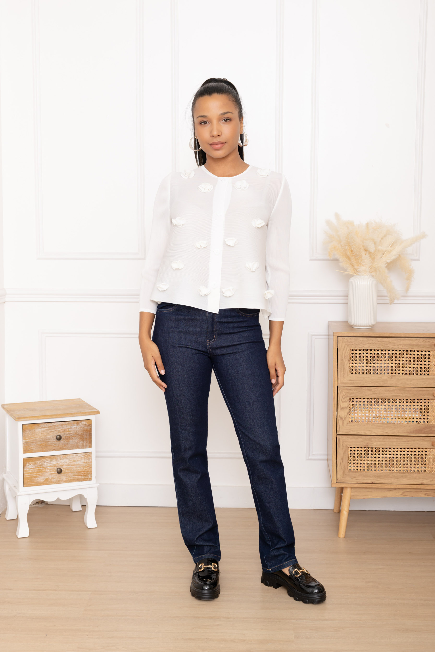 Sophie, le chemisier floral – Image 2