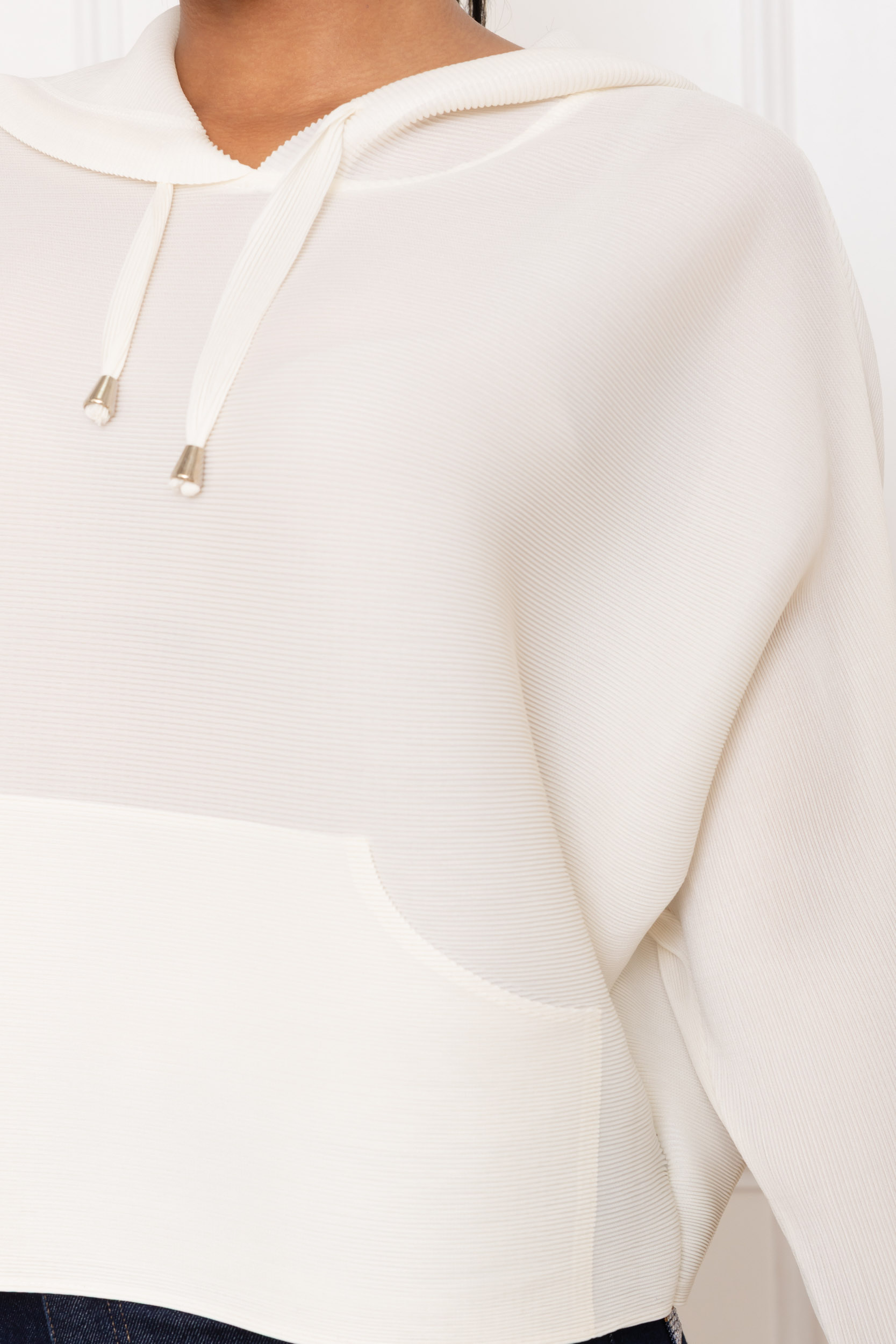 Léna, le sweat à capuche plissé oversize – Image 11