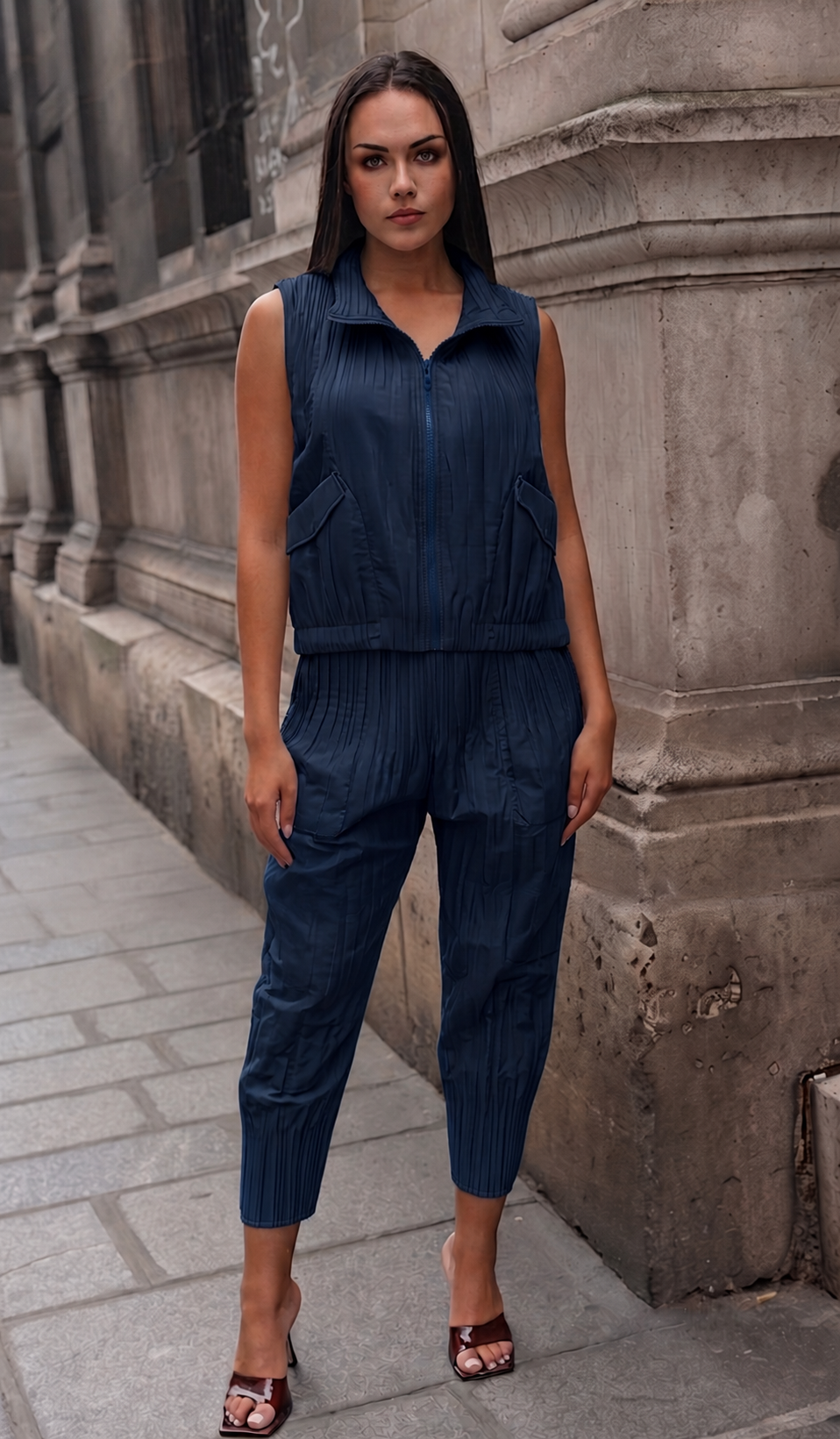 Nova, le pantalon fuselé taille haute à poches – Image 11