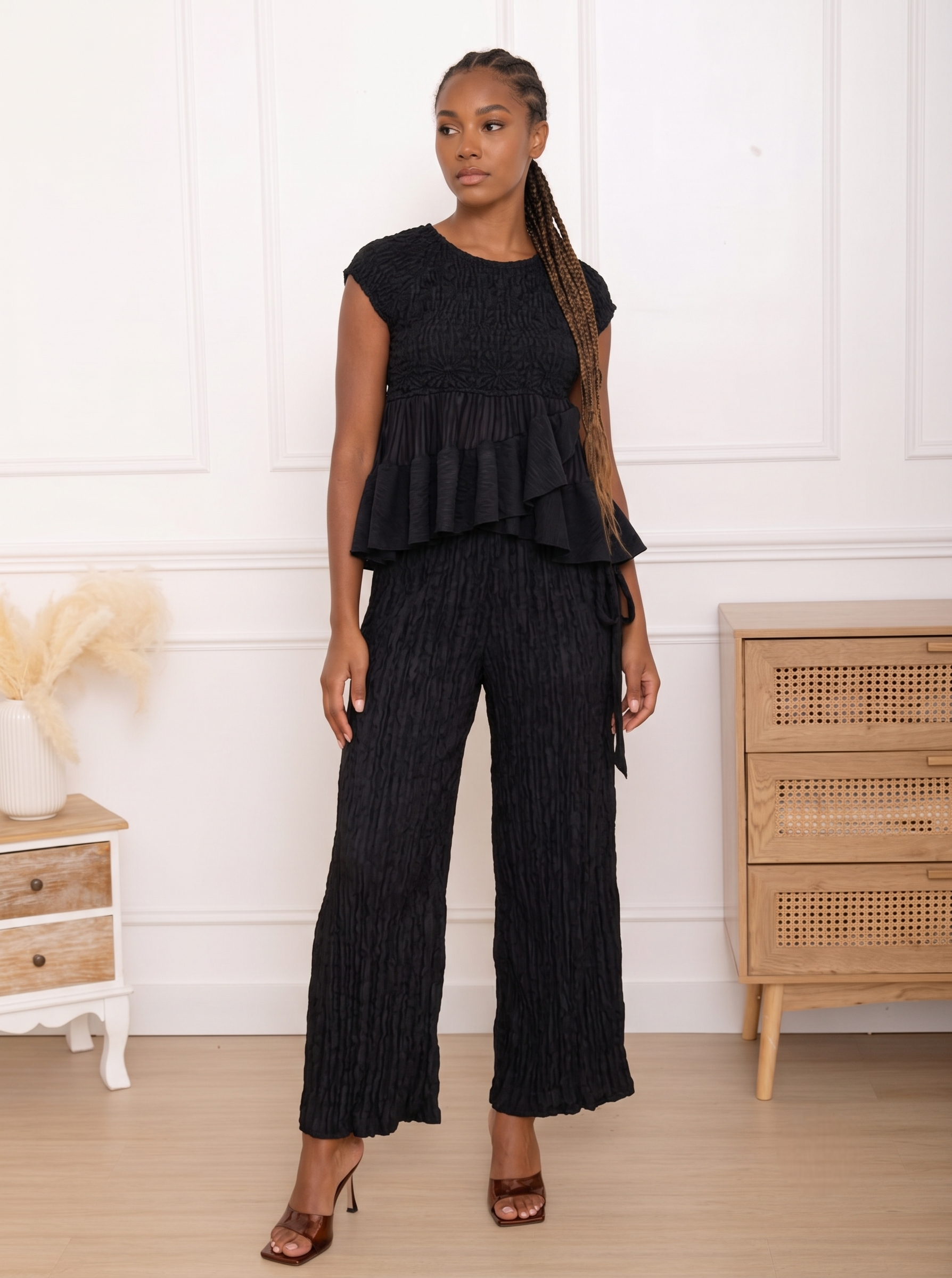 Éléonore, le top peplum à double volant – Image 7