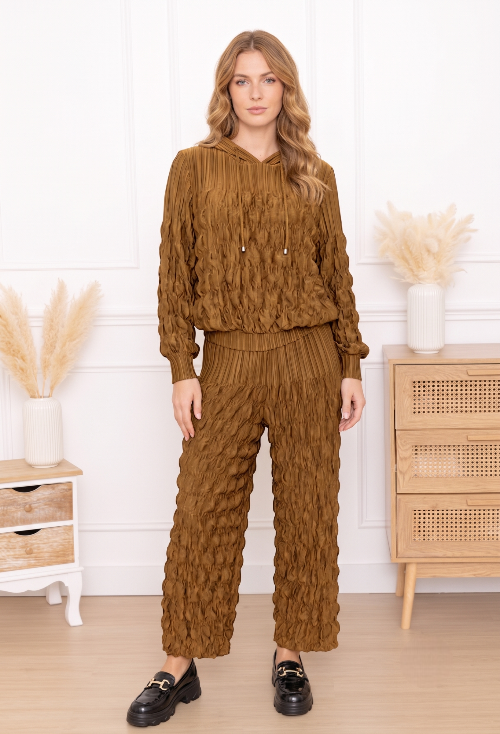 Luna, le pantalon large à tissu bullé – Image 6