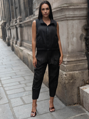 Nova, l'ensemble gilet zippé et pantalon fuselé